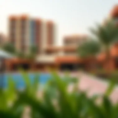 Community Amenities in Sports City Community amenities in Sports City, featuring recreational areas and facilities.
