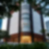 Exterior view of Capital Bay Tower showcasing its modern design