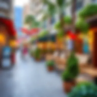 Neighborhood Amenities in Deira Map highlighting key amenities in Deira