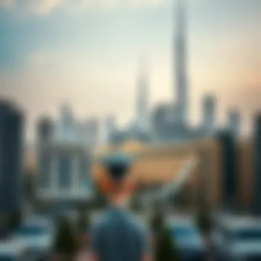 Dubai Skyline and Educational Growth A skyline view of Dubai reflecting educational growth