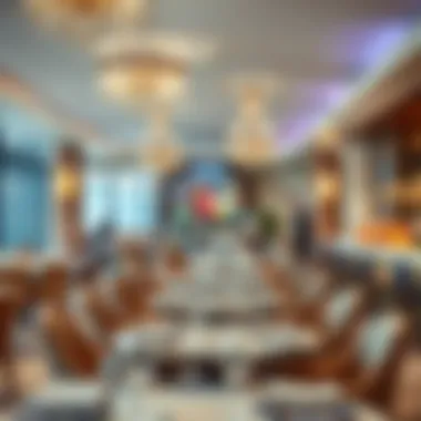 A beautifully designed dining area offering diverse culinary experiences for guests