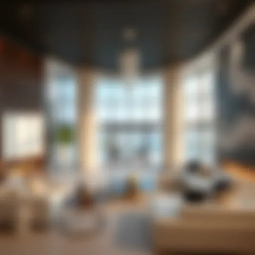 Luxurious living room decor showcasing modern trends in Dubai