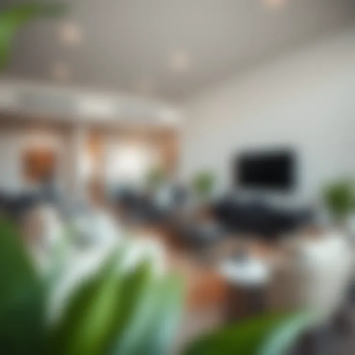 Detailed view of the living area in the La Rosa floor plan highlighting modern aesthetics.