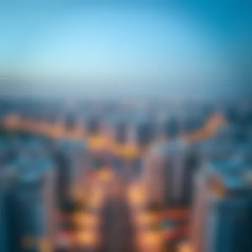 Aerial view of Dubai showcasing modern housing developments