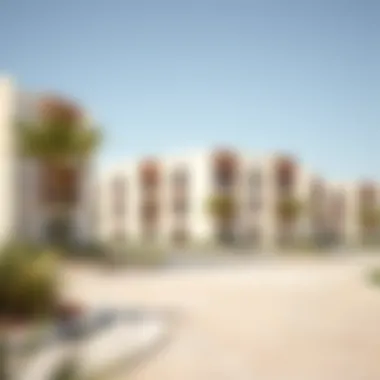 Architectural rendering of a community housing project