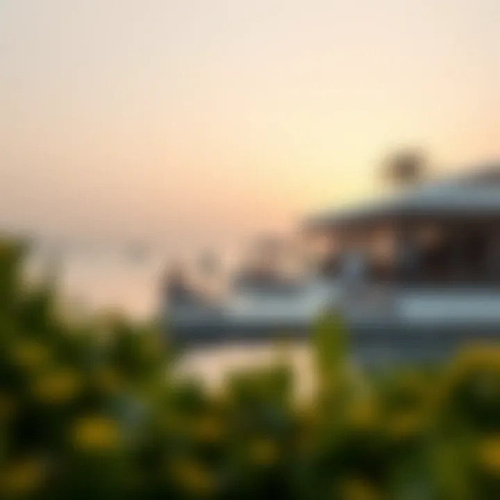 Lifestyle depiction of residents enjoying the serene environment of Mykonos Damac Lagoons