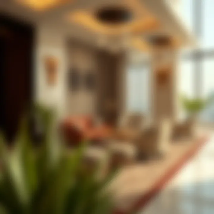 Luxurious amenities available to residents of Nashwan Building