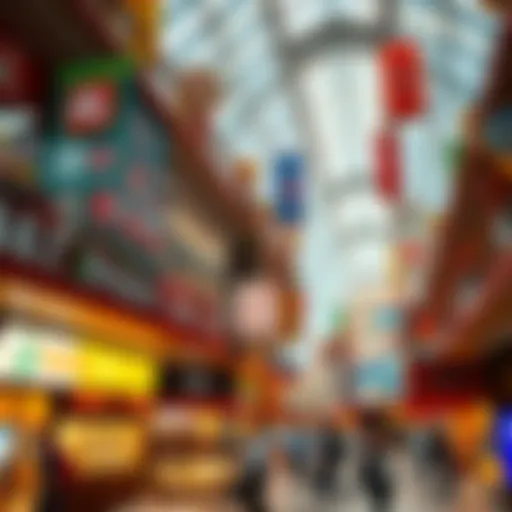 Detailed layout of Dragon Mart showcasing key sections and pathways