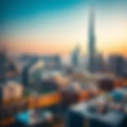 Architectural overview of Dubai's skyline showcasing real estate opportunities