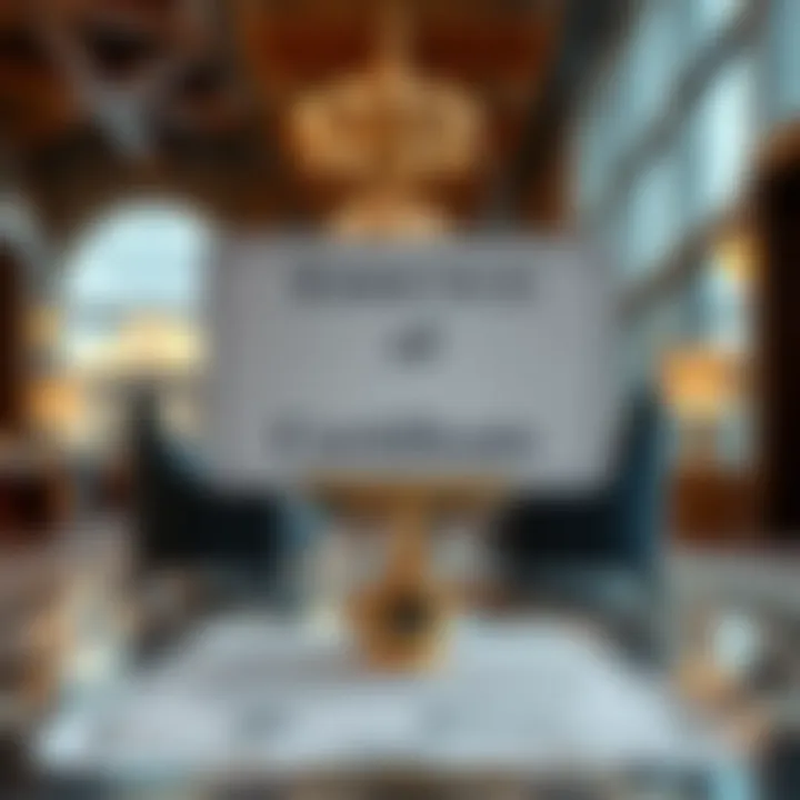 Symbolic representation of a No Objection Certificate in Dubai