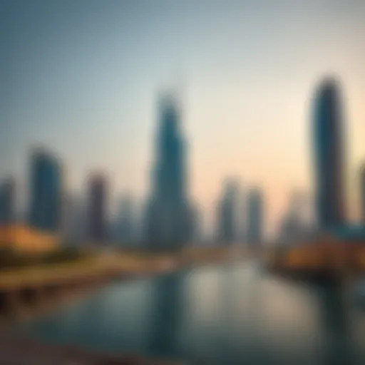 Stunning skyline of Dubai showcasing luxury properties