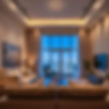 Stylish Interiors: Modern Living Spaces in Dubai Interior design of a modern apartment in Dubai
