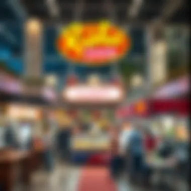 Culinary Diversity in Unique Food Stalls Unique food stalls showcasing cultural delicacies