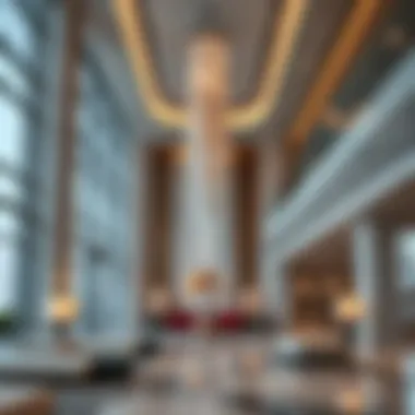 Luxurious Interior Design of Wasl Tower Interior of Wasl Tower displaying modern design elements and luxurious finishes